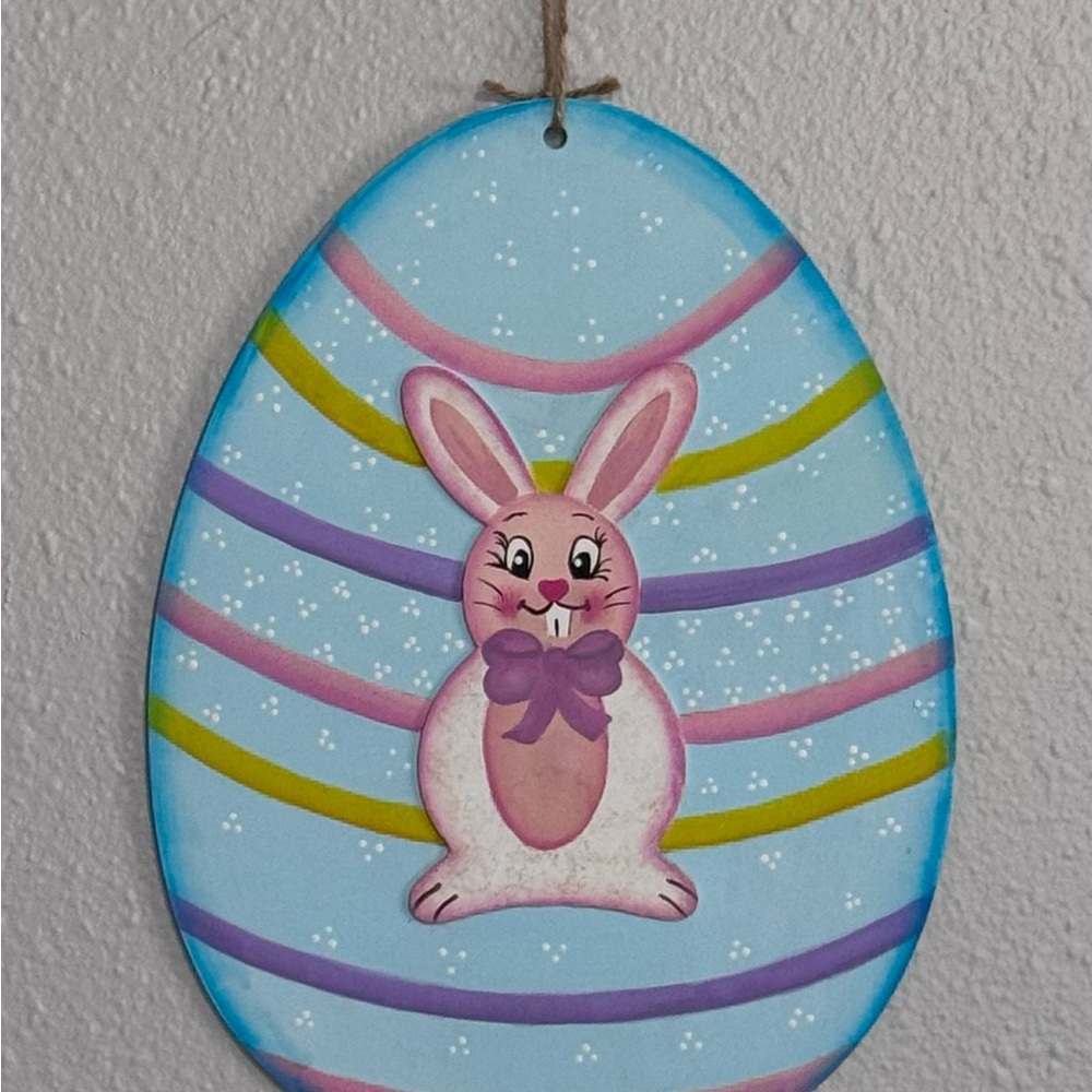 Easter Bunny Egg Wall Hanging